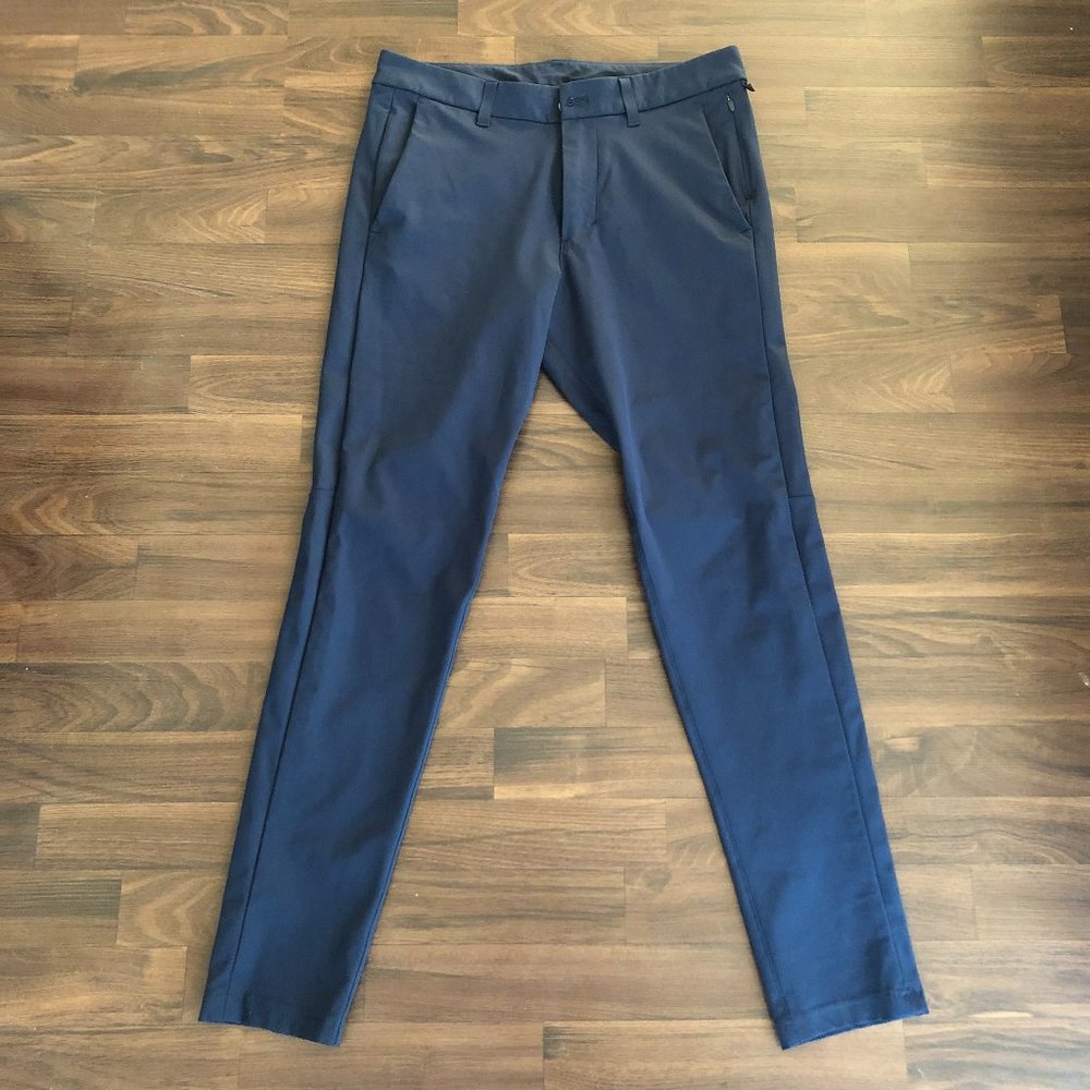Lululemon Commission Skinny-Fit Pant 31x32 Warpstreme (True Navy)